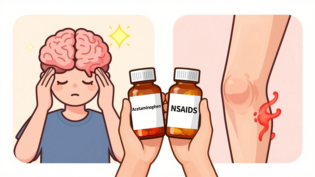 How to Compare OTC Pain Relievers: Acetaminophen vs. NSAIDs