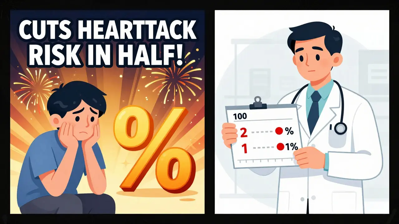 Absolute Risk vs Relative Risk in Drug Side Effects: How to Interpret Numbers