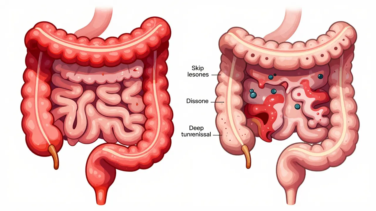 Crohn’s Disease vs. Ulcerative Colitis: Key Differences in Symptoms, Diagnosis, and Treatment