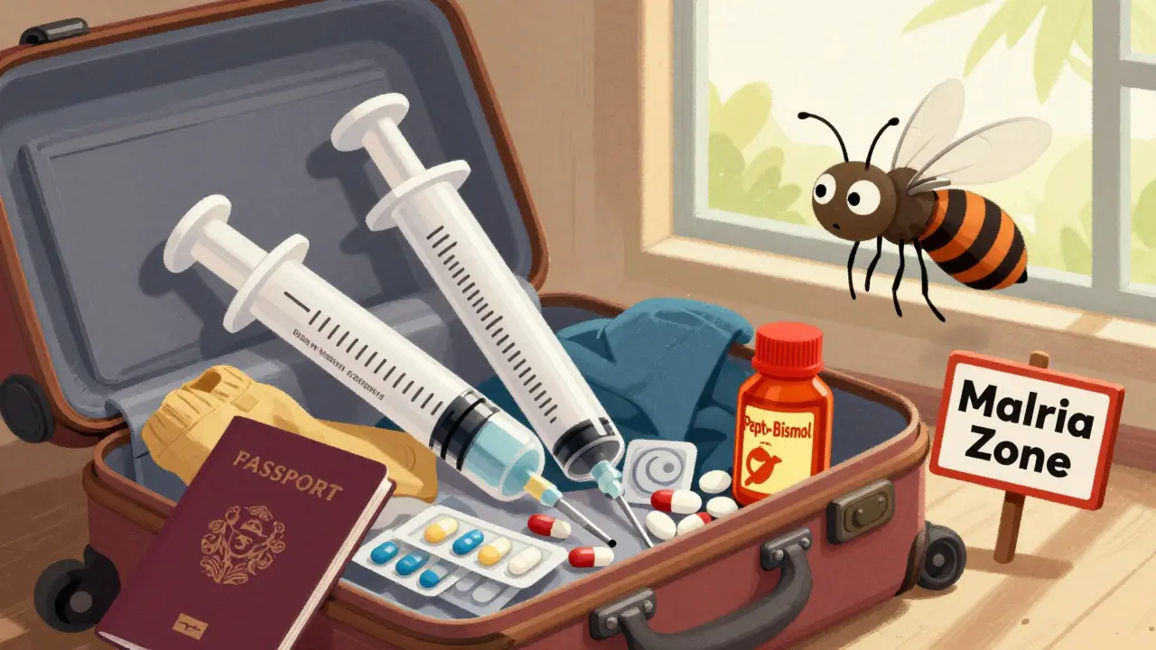 Travel Medicine: Vaccines, Malaria Prophylaxis, and Safe Food Practices for International Travel