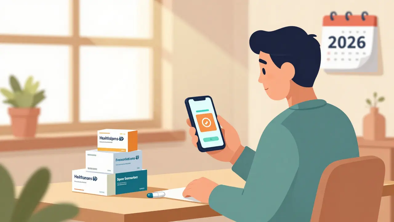 Person using a discount coupon for affordable medication
