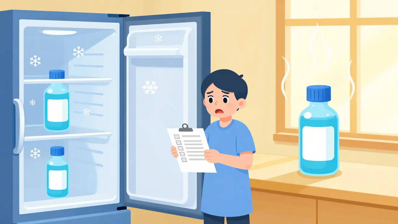 Comparison of refrigerated versus room temperature storage for medicine