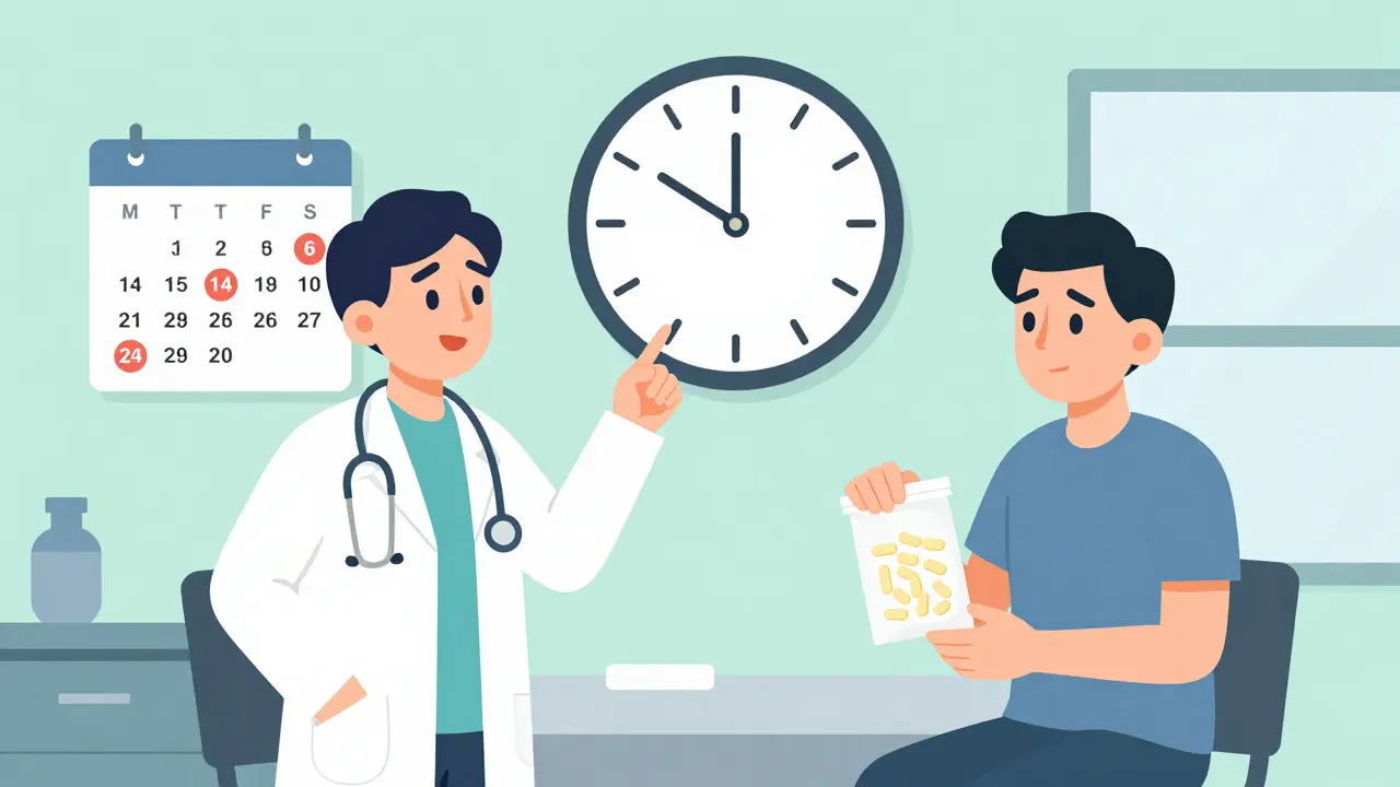 Doctor advising a patient to stop garlic supplements before a scheduled procedure